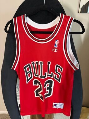 Champion Chicago Bulls Red #23 Basketball Jersey